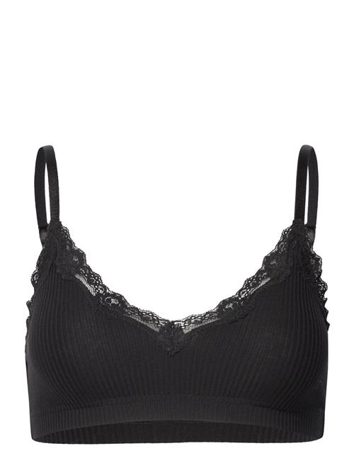 Se Rosemunde Silk Bra Top Rosemunde Black ved Booztlet