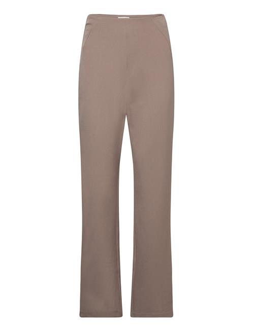 Se Object Objlisa Belle Wide Pant Noos Object Beige ved Booztlet