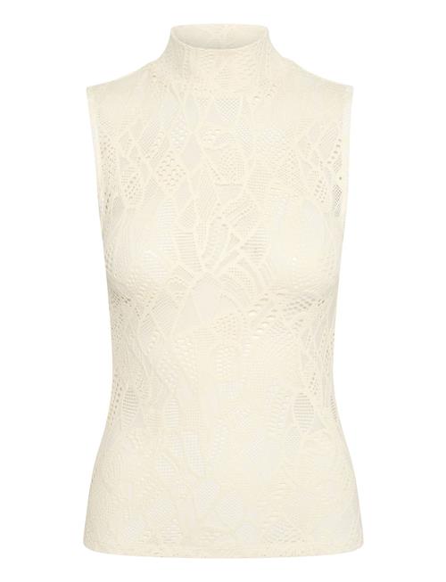 Se Gestuz Hilmagz Lace Tank Top Gestuz Cream ved Booztlet