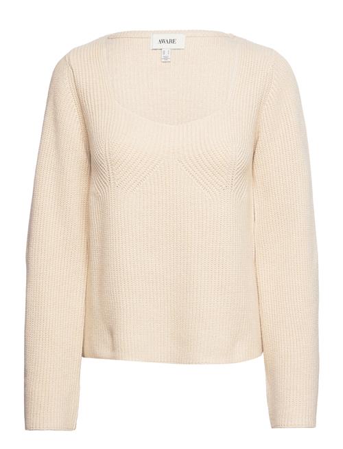 Se Vero Moda Vmginger Ls Knit Pullover Vma Vero Moda Cream ved Booztlet