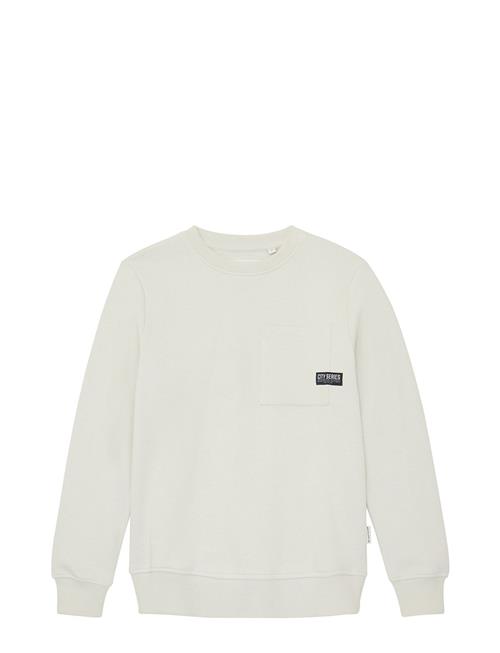 Se Tom Tailor Pocket Sweatshirt Tom Tailor White ved Booztlet