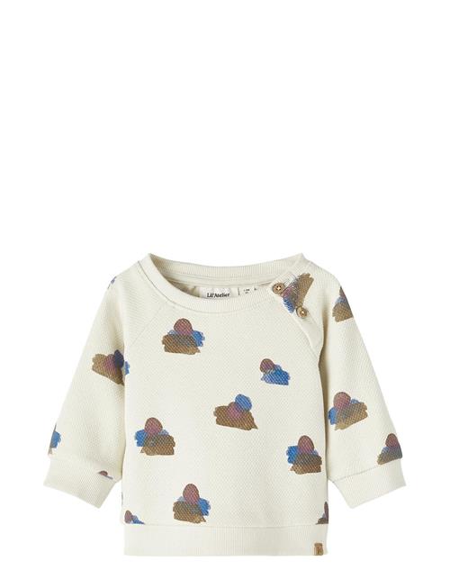 Se Lil'Atelier Nbmnolan Ls Loose Sweat Lil Lil'Atelier Cream ved Booztlet