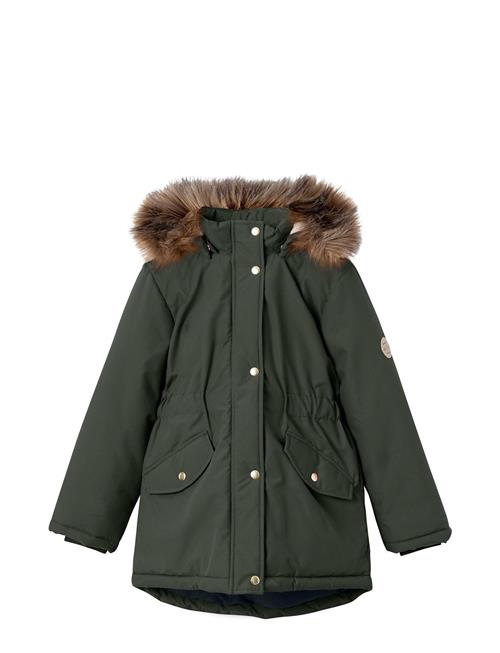 name it Nkfmarlin Parka Jacket Pb Fo Name It Khaki