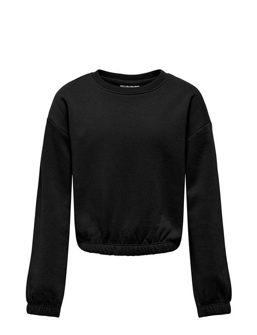 Se Kids Only Kogmaya L/S Short O-Neck Swt Kids Only Black ved Booztlet