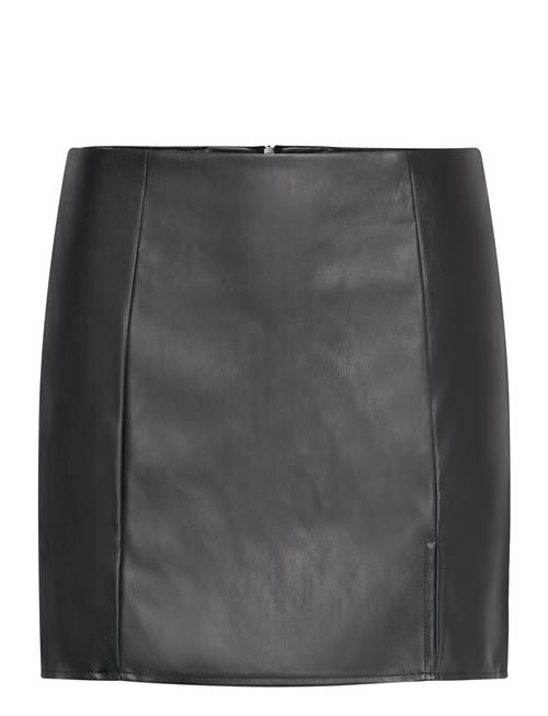 ONLY Onlleni Faux Leather Slit Skirt Pnt Noos ONLY Black