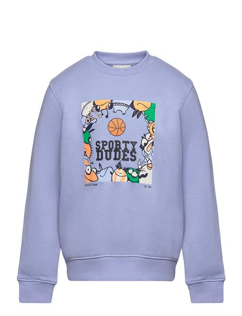 Special Artwork Sweatshirt Tom Tailor Blue