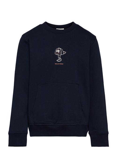 Tom Tailor Sweatshirt With Back Print Tom Tailor Navy