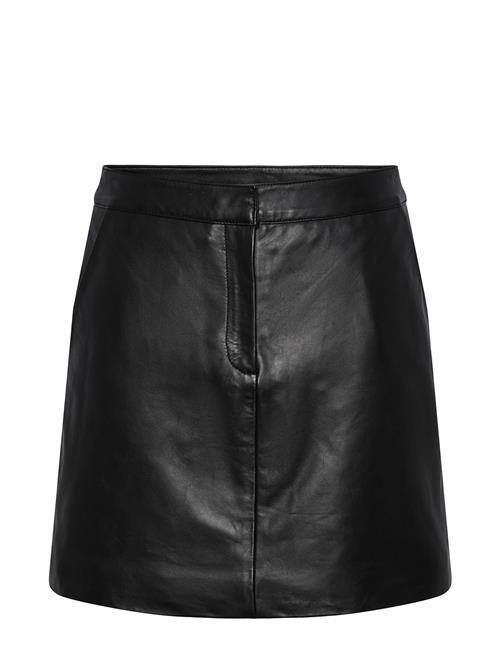 YAS Yaslyma Hmw Leather Skirt Noos YAS Black