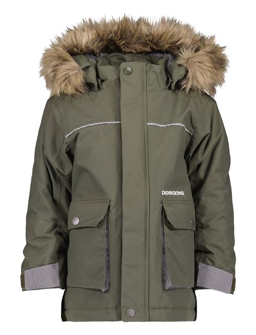 Didriksons Kure Kids Parka 6 Didriksons Khaki