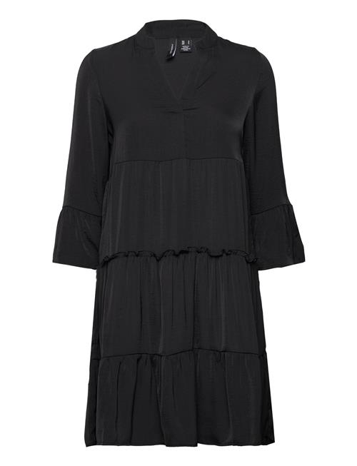 Vero Moda Vmkatrine 3/4 Short Dress Wvn Ga Vero Moda Black