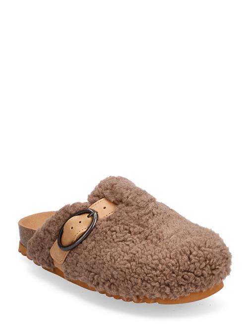 Scholl Sl Fae Oval Synt Fur Brown Scholl Brown