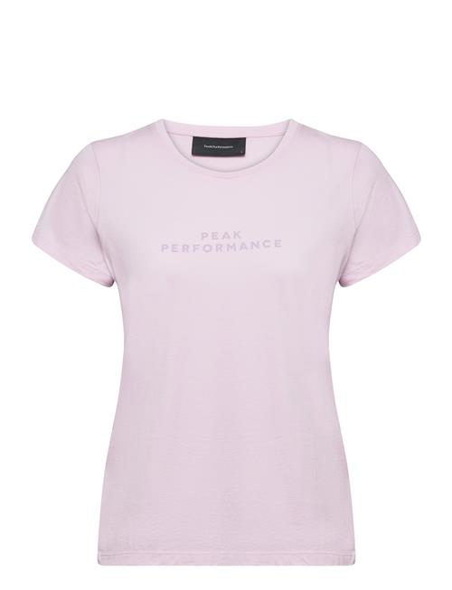 Peak Performance W Spw Tee-Cold Blush Peak Performance Pink