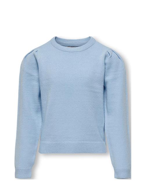 Se Kids Only Koglesly L/S Puff Pullover Cp Knt Kids Only Blue ved Booztlet