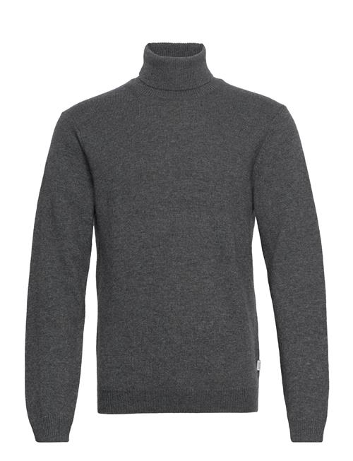 Se Casual Friday Cfkarl Roll Neck Bounty Knit Casual Friday Grey ved Booztlet