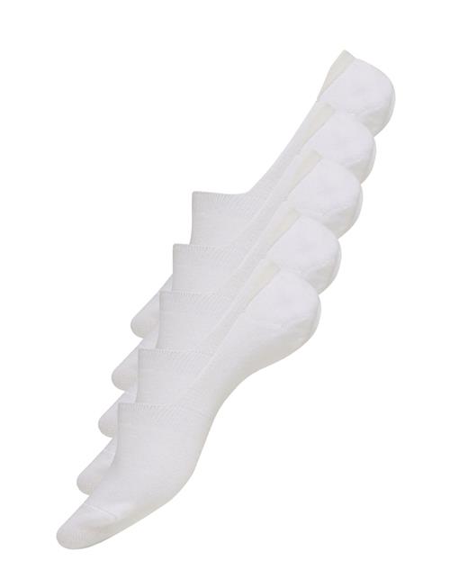 5-Pack Men Bamboo No Show Socks URBAN QUEST White