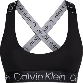 Calvin Klein Bh Sport Active Icon Medium Support Bra Sort X-Large Dame