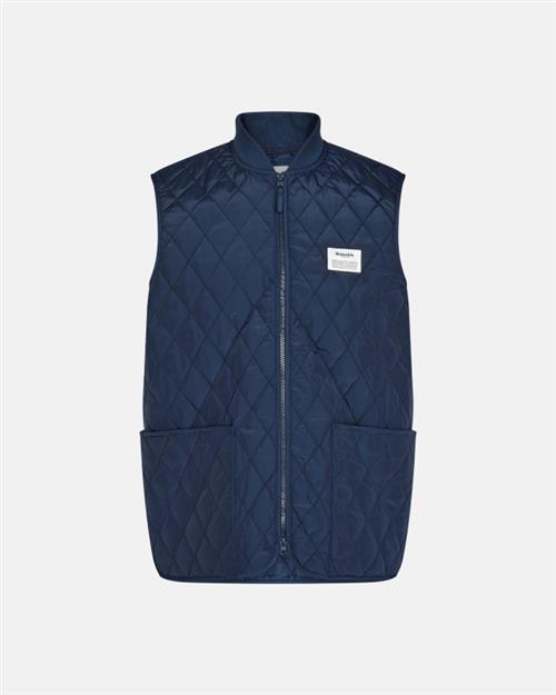 Vest "quilted" | Recycled polyester | Navy