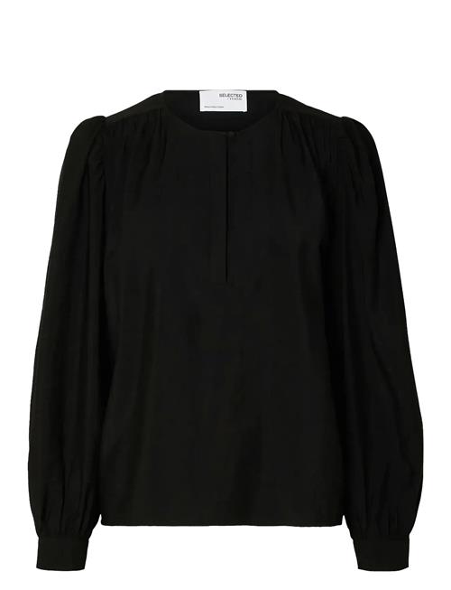 Se Slflida Ls Top B Selected Black ved Booztlet