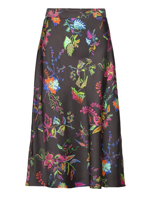 Coster Copenhagen Skirt In Glowing Print Coster Copenhagen Black