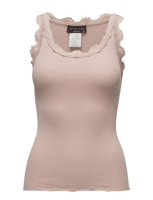 Se Rosemunde Rwbabette Sl U-Neck Long Lace Top Rosemunde Pink ved Booztlet