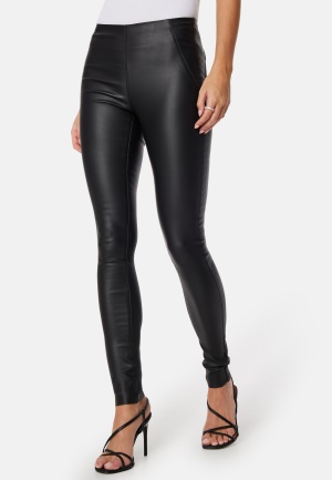 Object Collectors Item Objbelle Coated Leggings Black 34