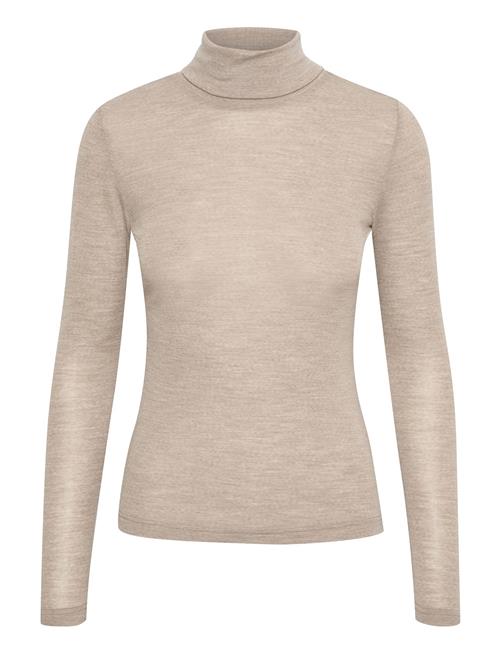 Se Gestuz Niniagz Wool Rollneck Noos Gestuz Beige ved Booztlet