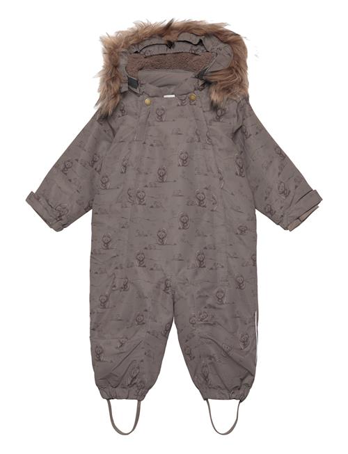 En Fant Snowsuit Aop En Fant Khaki