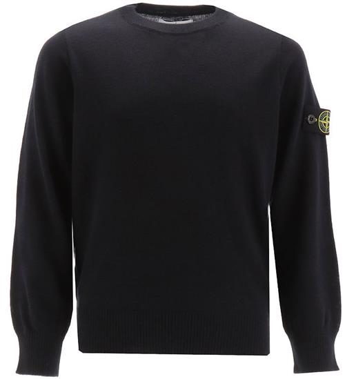 Se Stone Island Bluse - Uld - Navy Blue ved KidsWorld