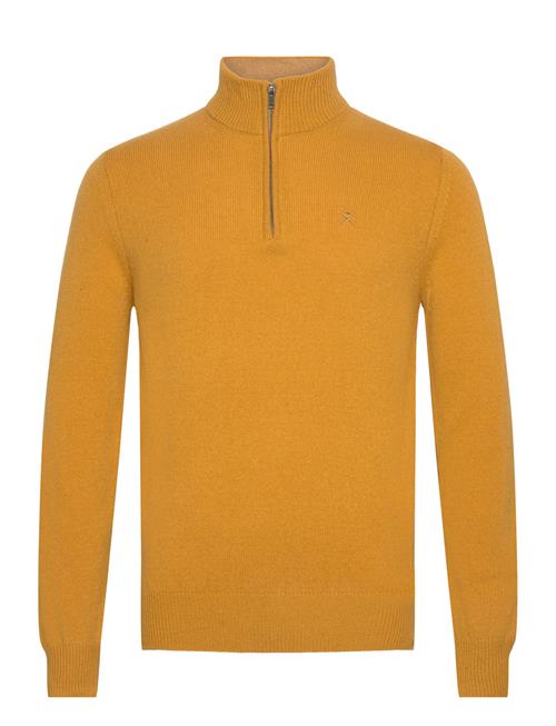 Se Hackett London Lambswool Hzip Hackett London Yellow ved Booztlet