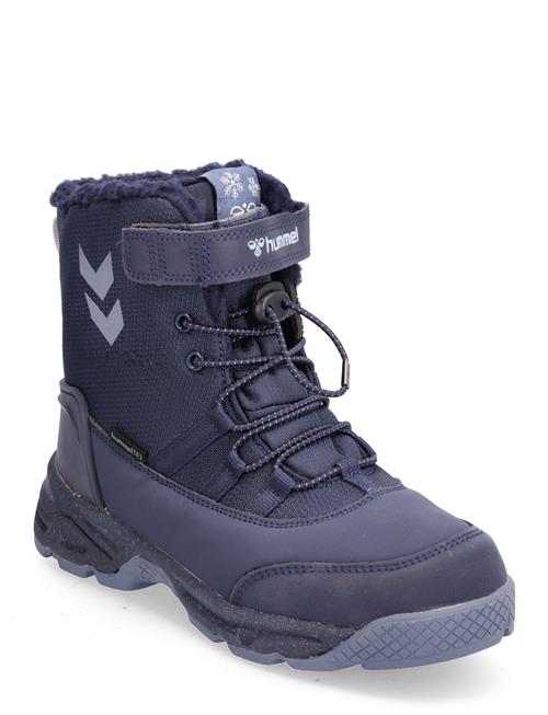 Se Hummel Snow Boot Tex Jr Hummel Blue ved Booztlet