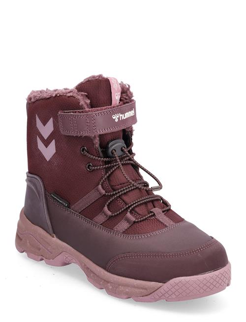 Se Hummel Snow Boot Tex Jr Hummel Purple ved Booztlet