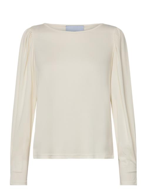 Se Minus Msreyna Long Sleeve Modal Blouse Minus Cream ved Booztlet