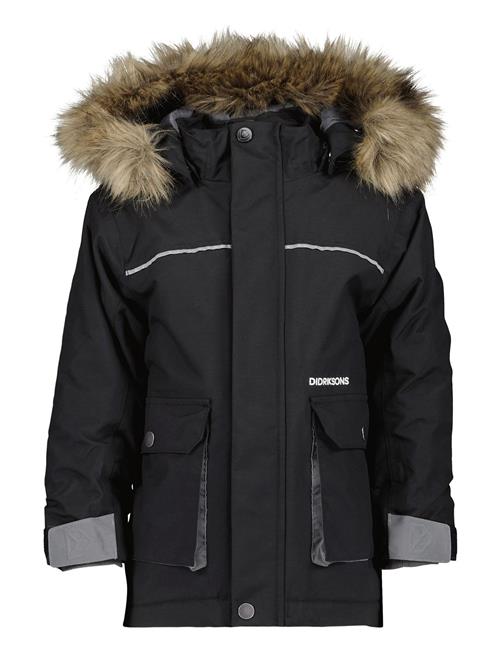 Didriksons Kure Kids Parka 6 Didriksons Black