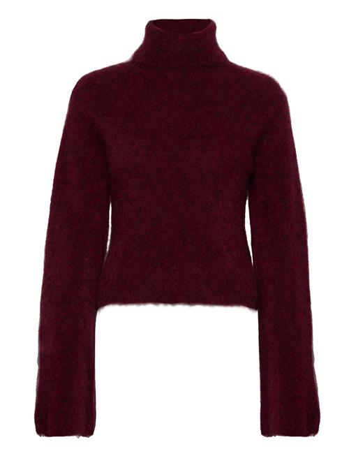 Se Gestuz Mandagz Cropped Pullover Gestuz Burgundy ved Booztlet