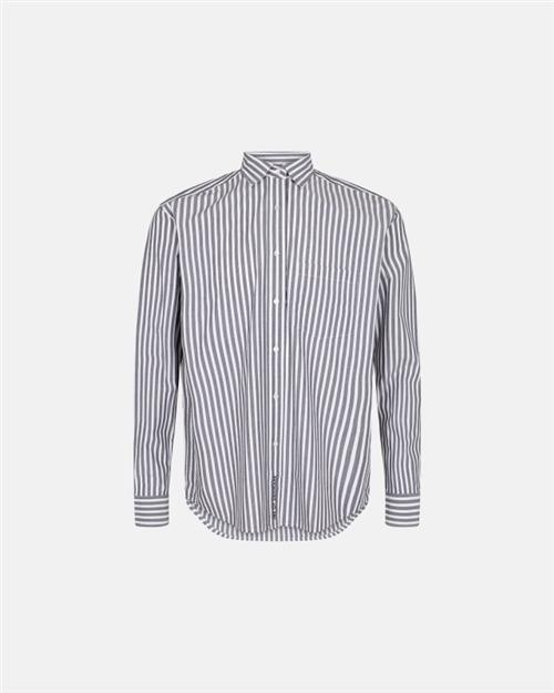 Pyjamasskjorte | Økologisk bomuld | Grå