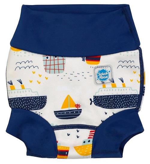 Splash About Splash About Blebadebukser - Happy Nappy Duo - Tug Boats