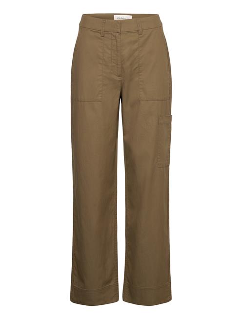 Se GANT Relaxed Cargo Pants GANT Green ved Booztlet