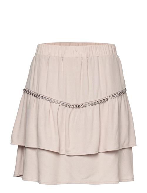 D6Chia Eyelet Mini Skirt Dante6 Beige