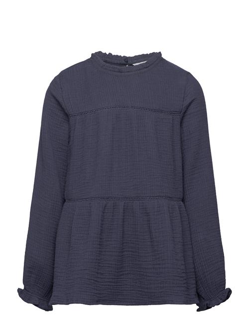 Tom Tailor Musselin Blouse Tom Tailor Navy