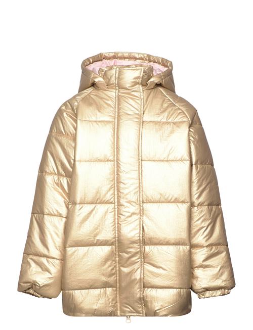 Se Soft Gallery Sgcaroline Foil Puffer Jacket Soft Gallery Gold ved Booztlet