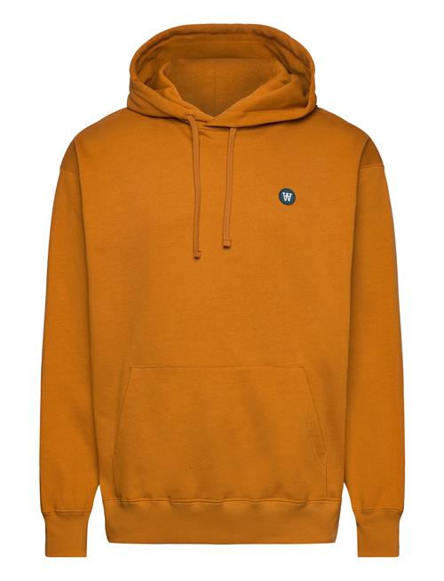 Double A by Wood Wood Cass Patch Hoodie Double A By Wood Wood Orange