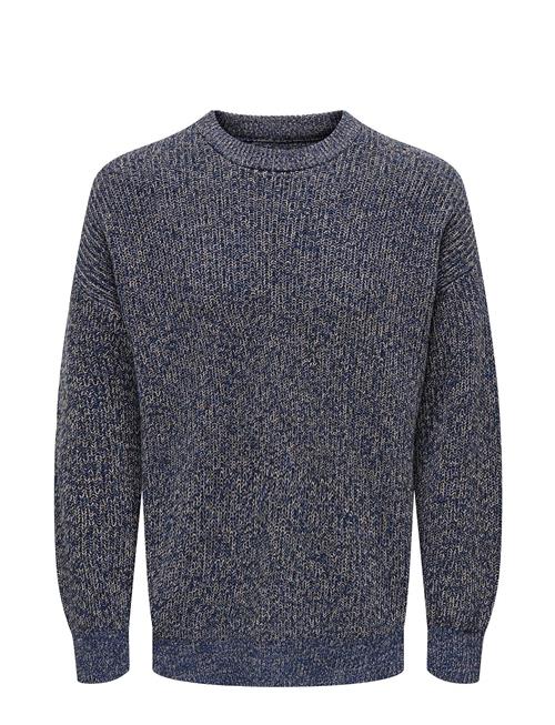 ONLY & SONS Onsbart Ds 7 Struc Crew Knit ONLY & SONS Navy