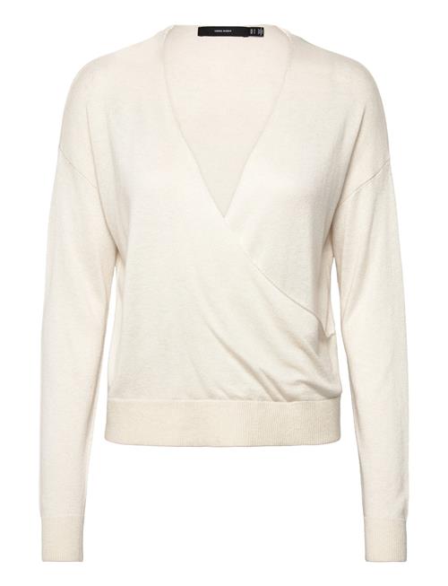 Se Vero Moda Vmsilky Ls Wrap Pullover Boo Vero Moda White ved Booztlet