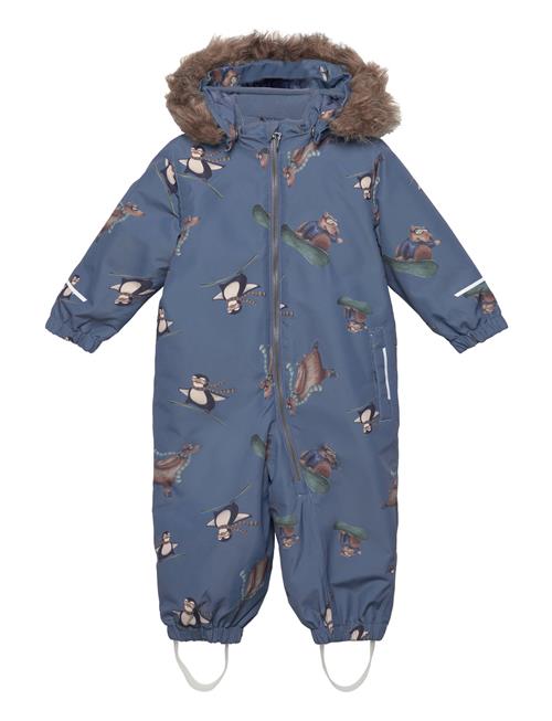 name it Nmmsnow10 Suit Alpin Animals Fo Name It Blue