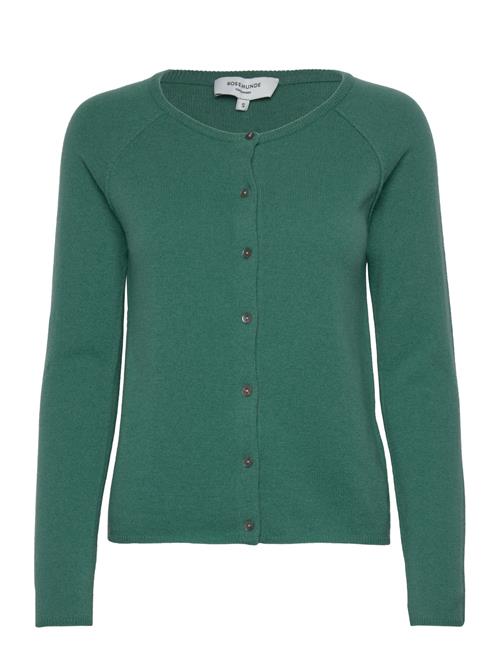 Se Rosemunde Rwlaica Ls O-Neck Raglan Cardigan Rosemunde Green ved Booztlet