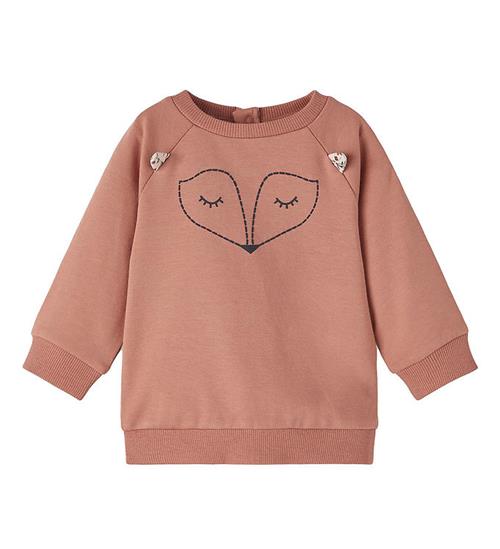 Se Name It Name It Sweatshirt - NbfOnina - Light Mahogany m. RÃ¦v ved KidsWorld