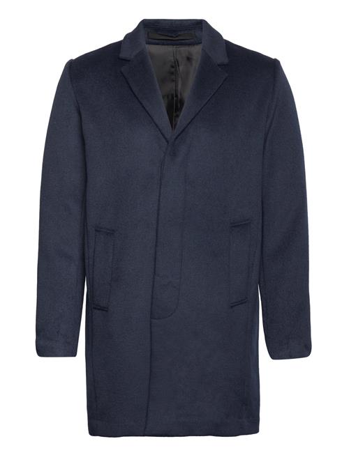 Slhdan Wool Coat O Selected Navy