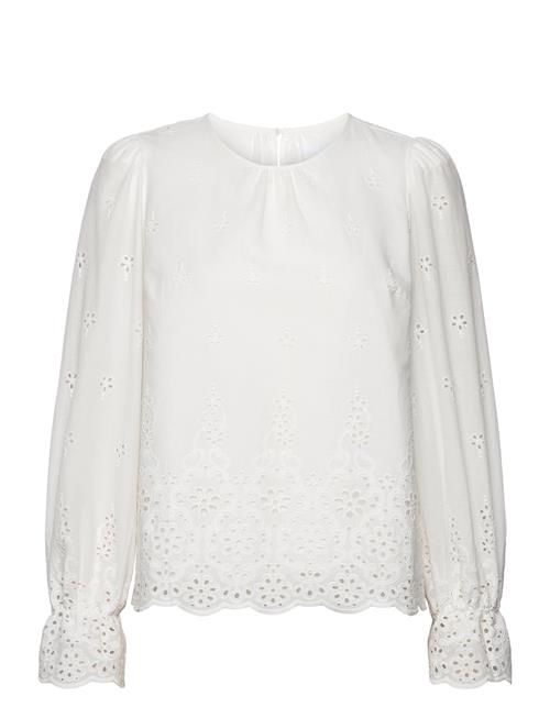 Se Creative Collective Paris Blouse Creative Collective White ved Booztlet