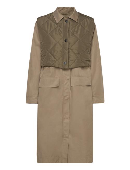 Kadania Coat Kaffe Beige