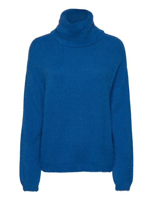 Vila Vilajuli Rollneck L/S Knit - Noos Vila Blue